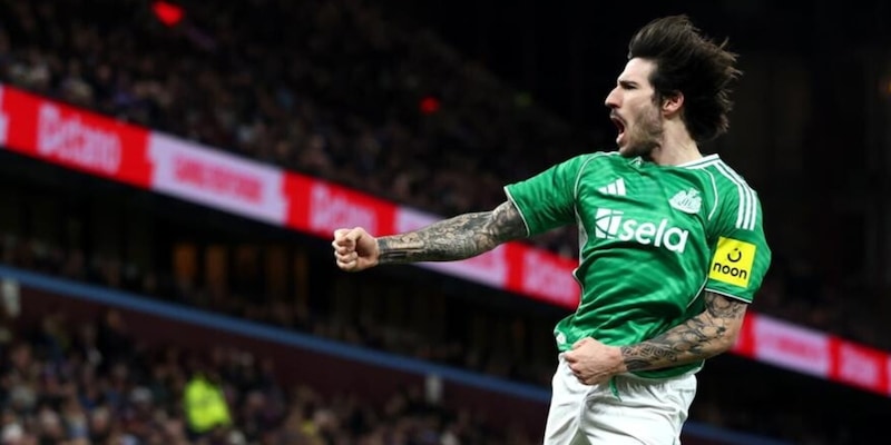 Tonali con la doppietta: Newcastle vince 3‑0 l’Aston Villa, Liverpool, City e West Ham avanzano in FA Cup