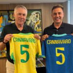 Ancelotti e Cannavaro a Rio: due maglie brasiliane in regalo durante spot con Kaká