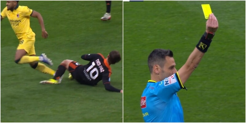 Milan‑Como: Paz ammonito per fallo su Nkunku, Fabregas giallo, Milan sconta la prossima partita contro la Juventus